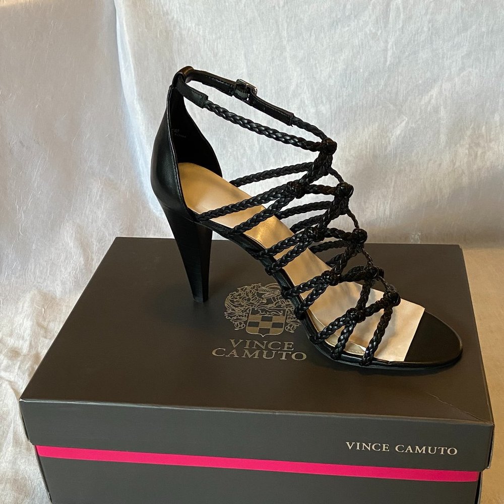 Vince Camuto Women's Amellis Strappy Dress Sandals- Black